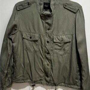 Rails Olive Green Military-Style Utility Jacket